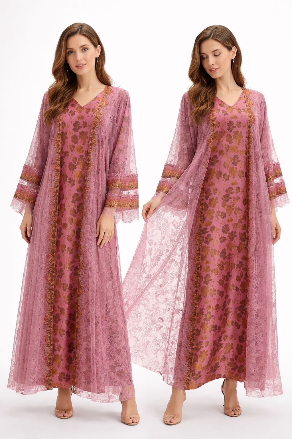 Kaftan -Pink