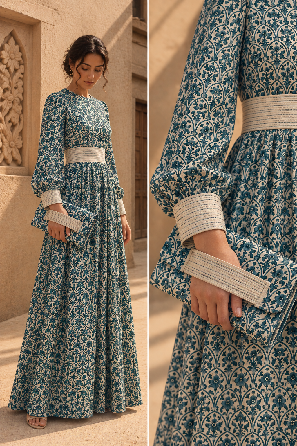 Desert Bloom Maxi Dress